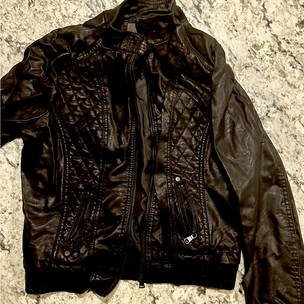 Leather jacket